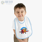 Adorable Airplane Baby Bib - Sport Plane - Kids clothes - Pilot gifts - WWII warbird t-shirt
