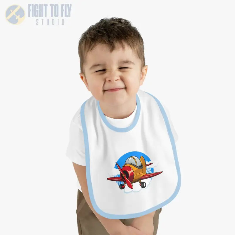 Adorable Airplane Baby Bib - Sport Plane - Kids clothes - Pilot gifts - WWII warbird t-shirt