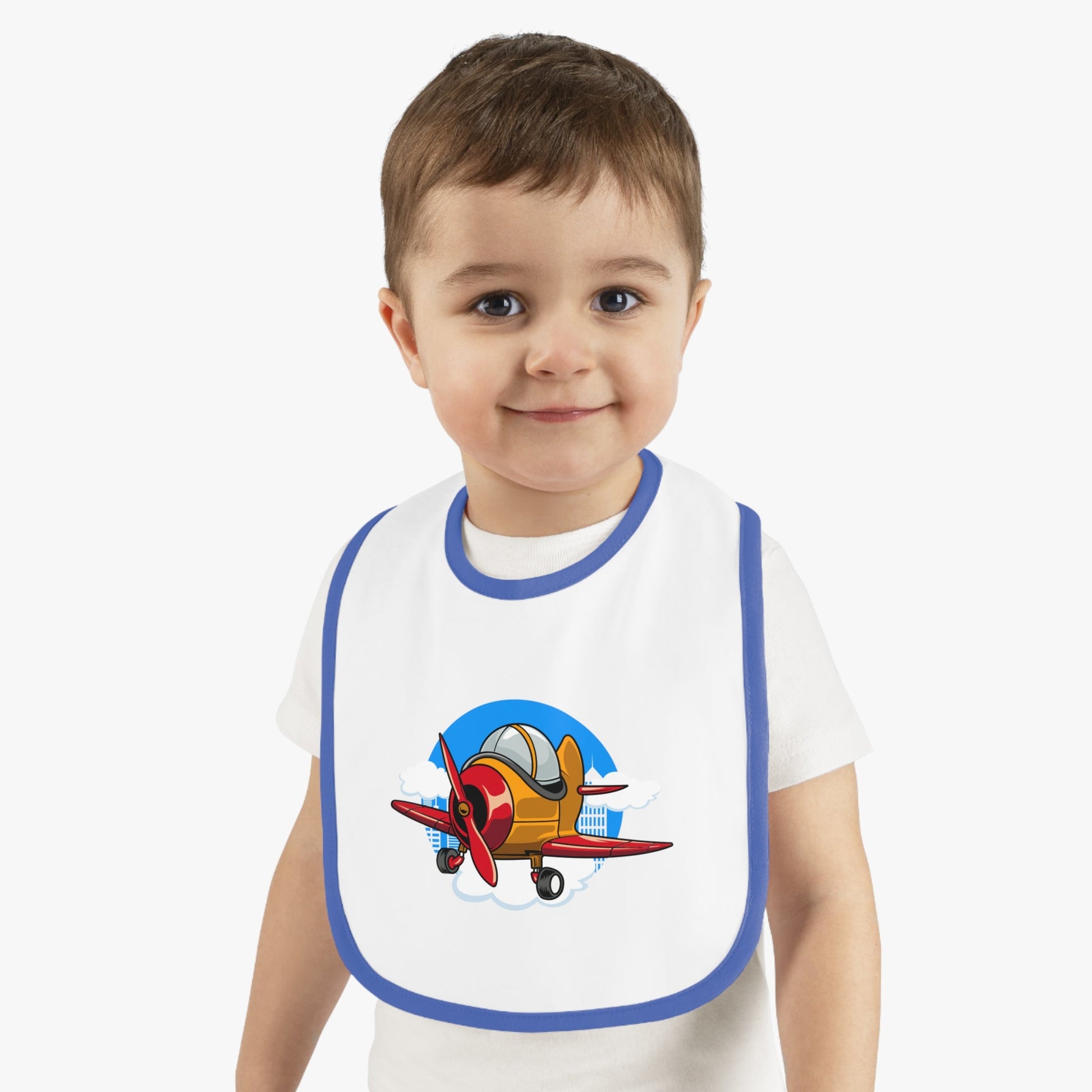Adorable Airplane Baby Bib - Sport Plane - Kids clothes - Gifts for pilots - Aviation apparel
