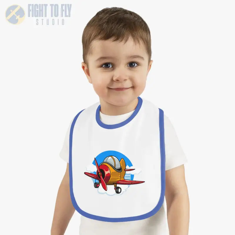 Adorable Airplane Baby Bib - Sport Plane - Kids clothes - Pilot gifts - WWII warbird t-shirt