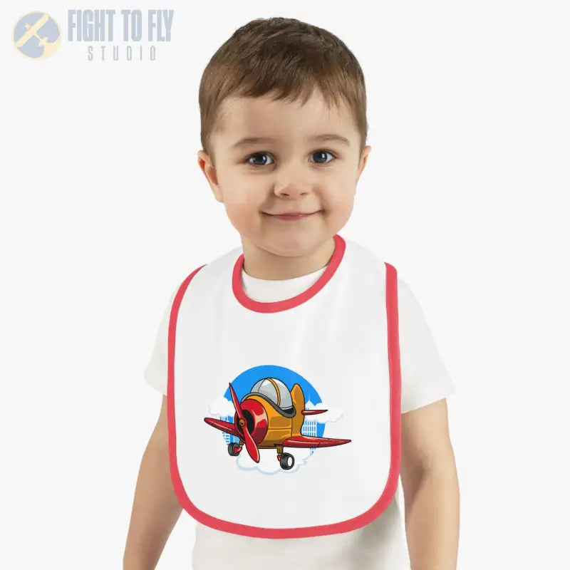 Adorable Airplane Baby Bib - Sport Plane - Kids clothes - Pilot gifts - WWII warbird t-shirt