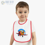 Adorable Airplane Baby Bib - Sport Plane - Kids clothes - Pilot gifts - WWII warbird t-shirt