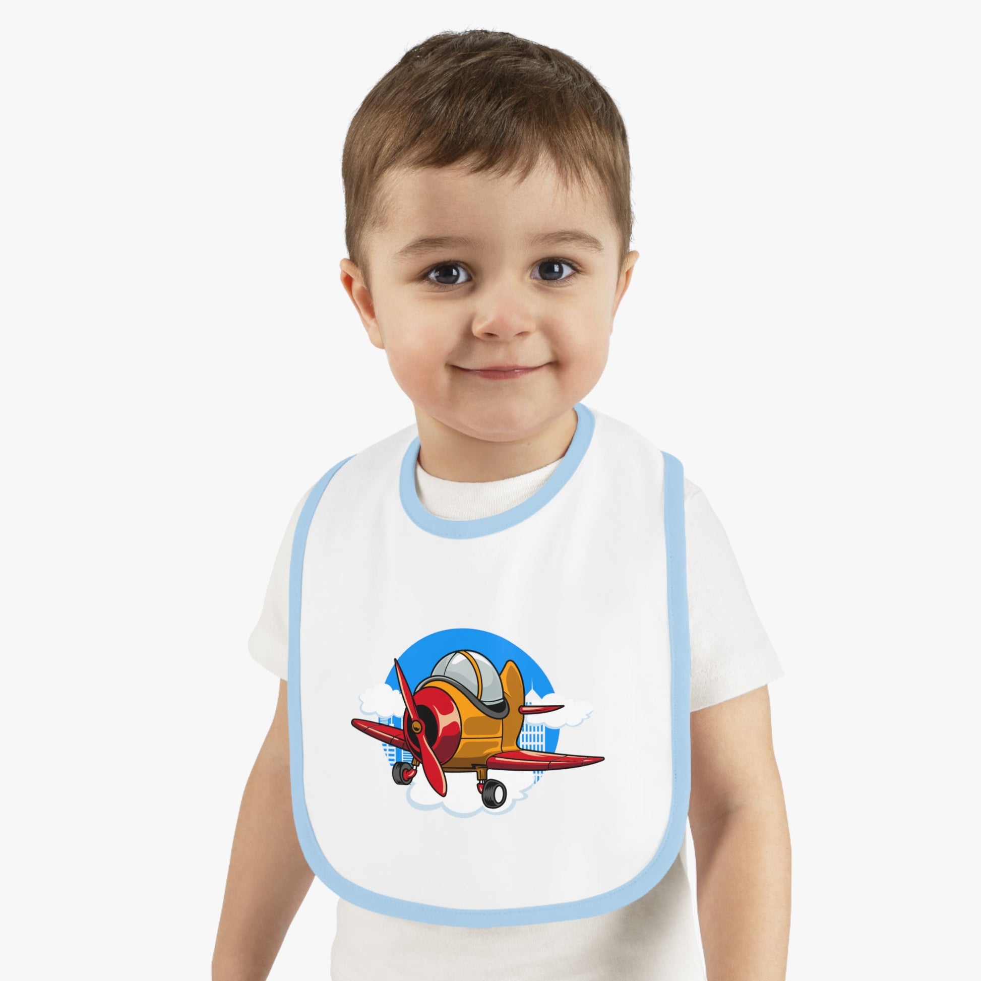 Adorable Airplane Baby Bib - Sport Plane - Kids clothes - Gifts for pilots - Aviation apparel