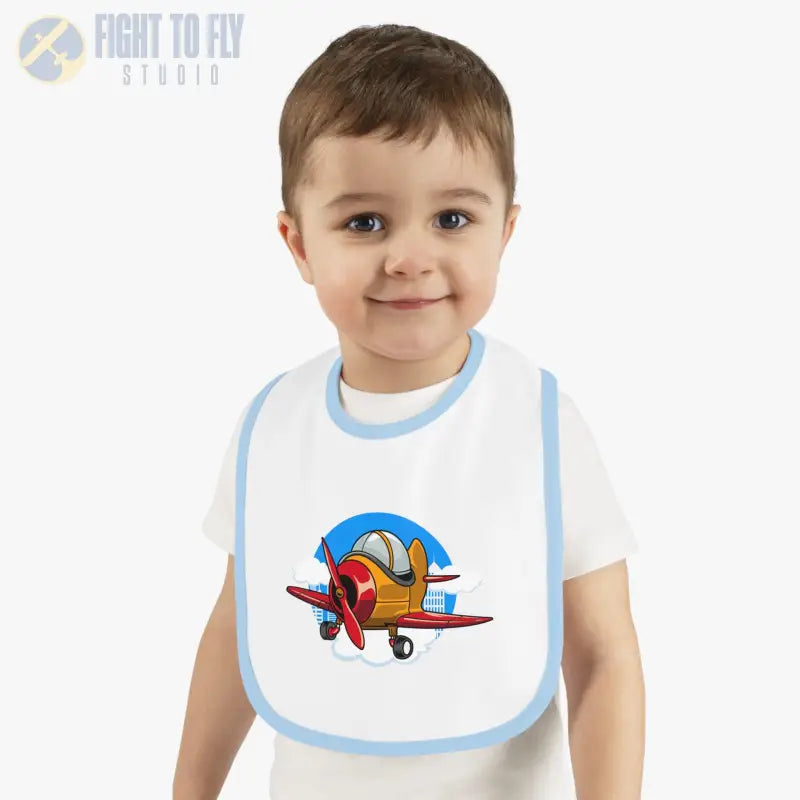 Adorable Airplane Baby Bib - Sport Plane - Kids clothes - Pilot gifts - WWII warbird t-shirt