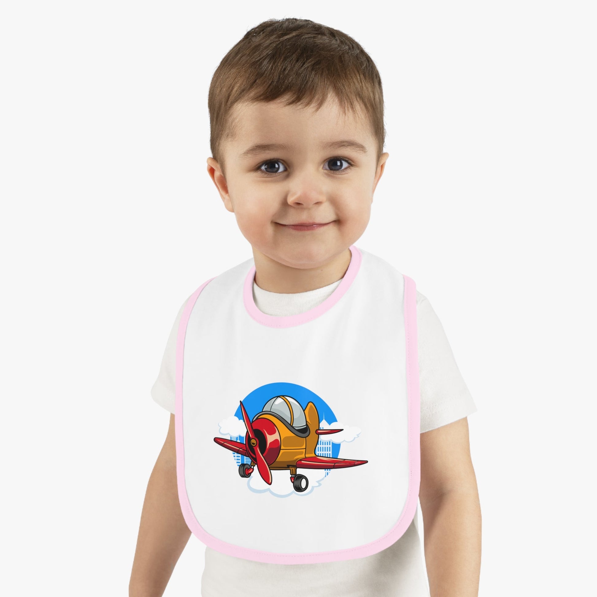 Adorable Airplane Baby Bib - Sport Plane - Kids clothes - Gifts for pilots - Aviation apparel