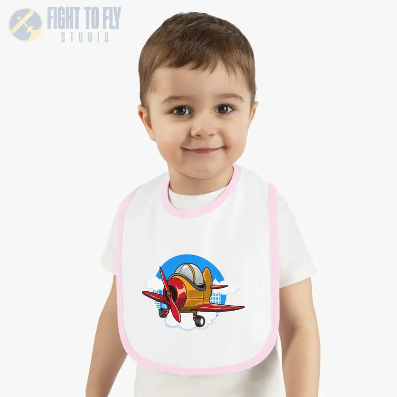 Adorable Airplane Baby Bib - Sport Plane - Kids clothes - Pilot gifts - WWII warbird t-shirt