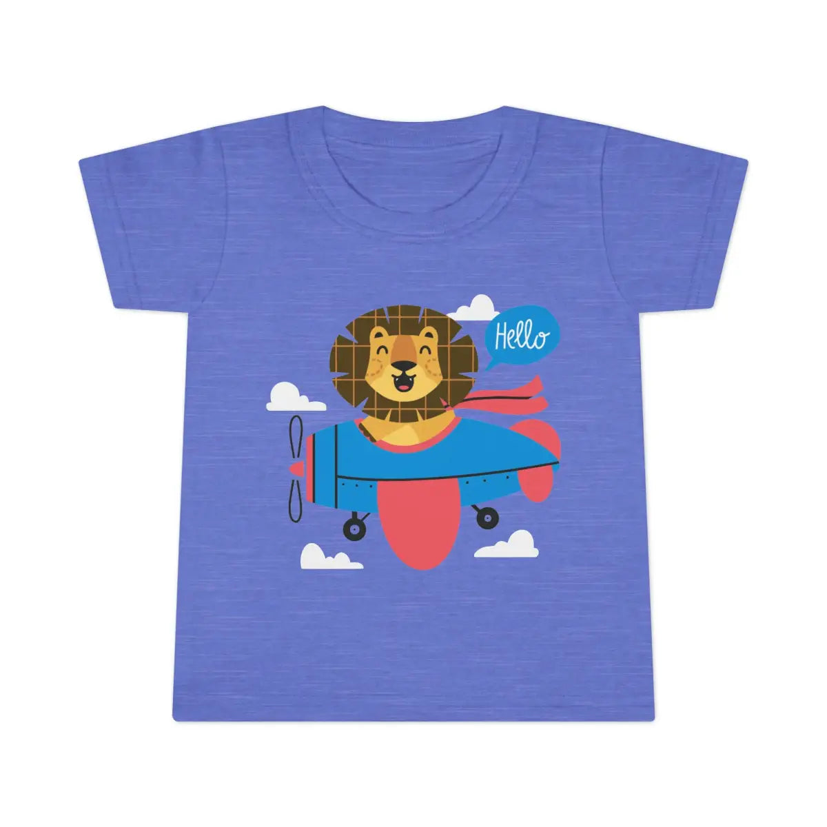 Adorable Toddler T-Shirt with Airplane and Lion Design Cute Kids Tee - clothes - Pilot gifts - WWII warbird t-shirt
