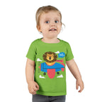 Adorable Toddler T-Shirt with Airplane and Lion Design Cute Kids Tee - clothes - Pilot gifts - WWII warbird t-shirt