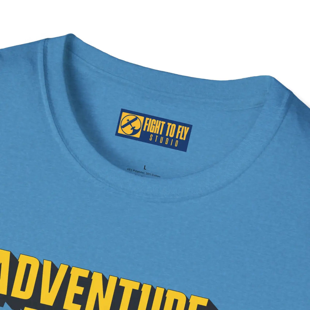 Adventure Begins At Rotation - Tee - T-Shirt - Gifts for pilots - Aviation apparel
