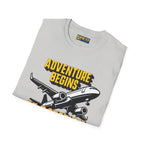 Adventure Begins At Rotation - Tee - T-Shirt - Pilot gifts - WWII warbird t-shirt
