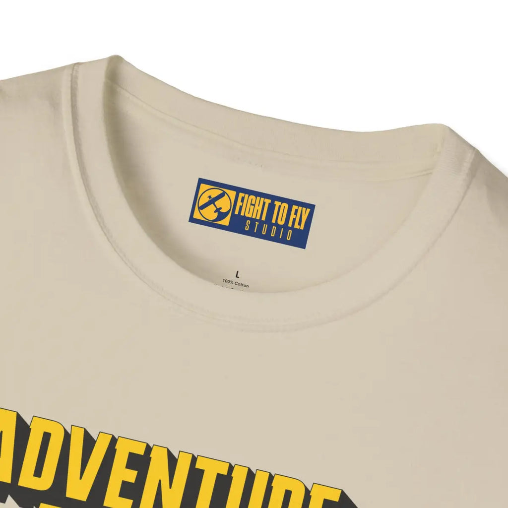 Adventure Begins At Rotation - Tee - T-Shirt - Gifts for pilots - Aviation apparel
