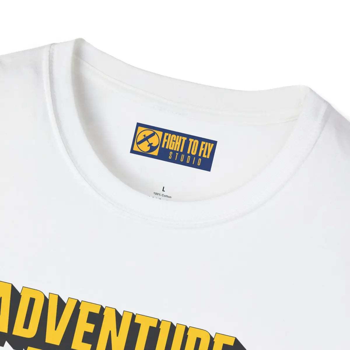 Adventure Begins At Rotation - Tee - T-Shirt - Gifts for pilots - Aviation apparel