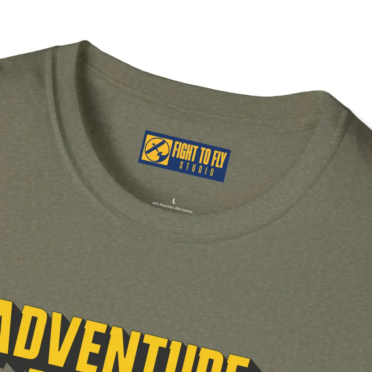 Adventure Begins At Rotation - Tee - T-Shirt - Gifts for pilots - Aviation apparel