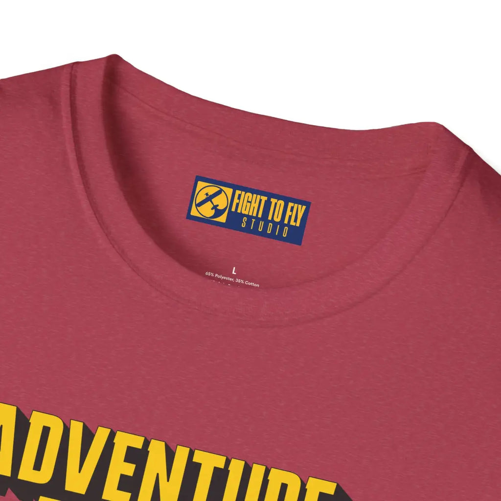 Adventure Begins At Rotation - Tee - T-Shirt - Gifts for pilots - Aviation apparel
