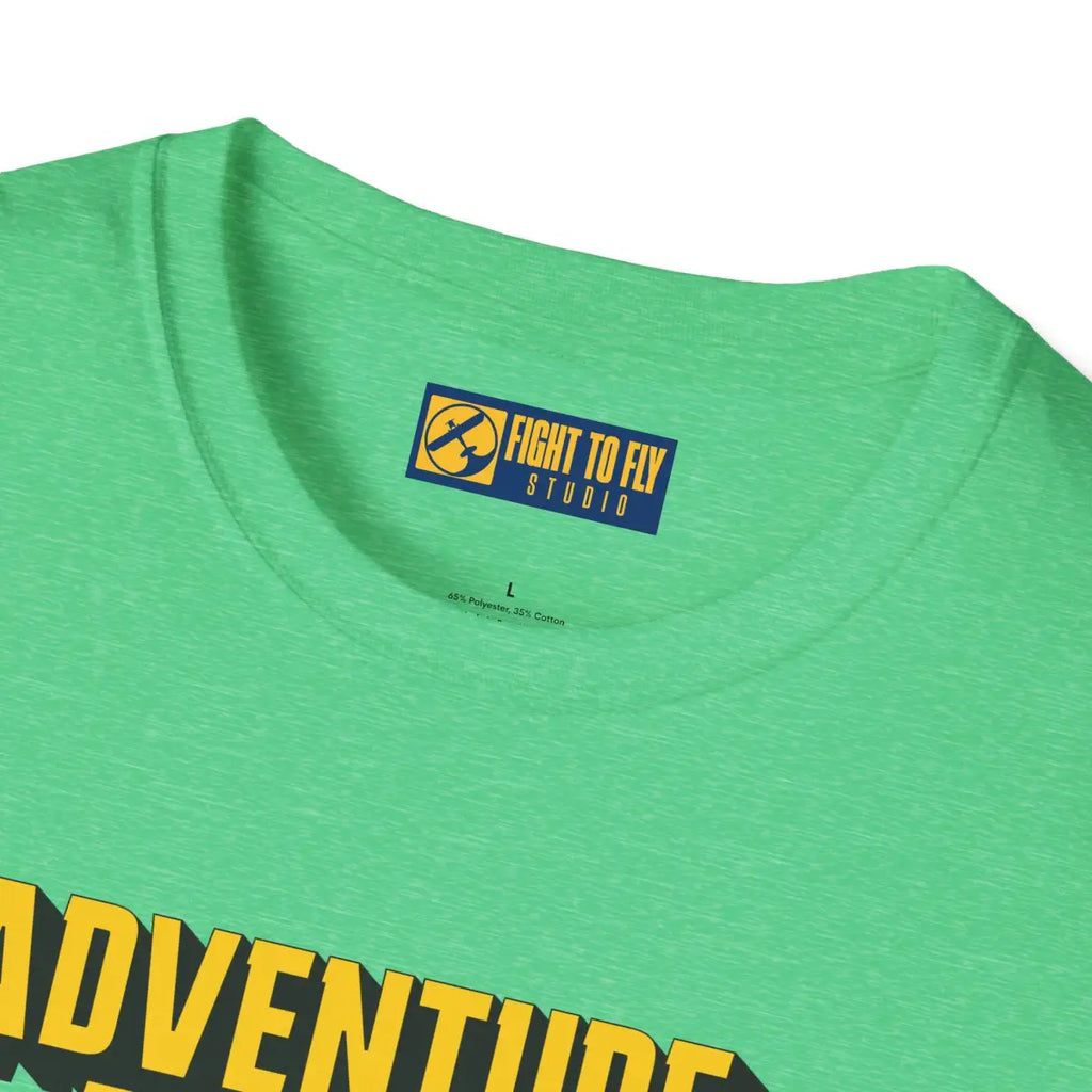 Adventure Begins At Rotation - Tee - T-Shirt - Gifts for pilots - Aviation apparel