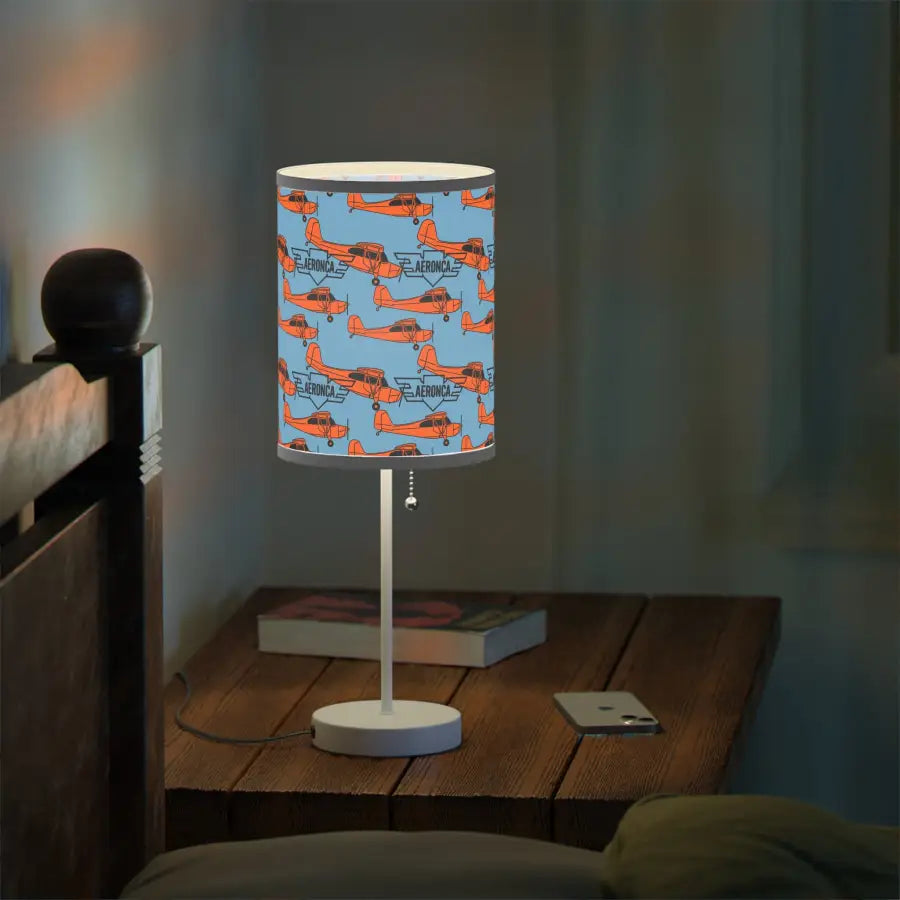 Aeronca Champ Silhouette Table Lamp - Modern Home Decor - Gifts for pilots - Aviation apparel