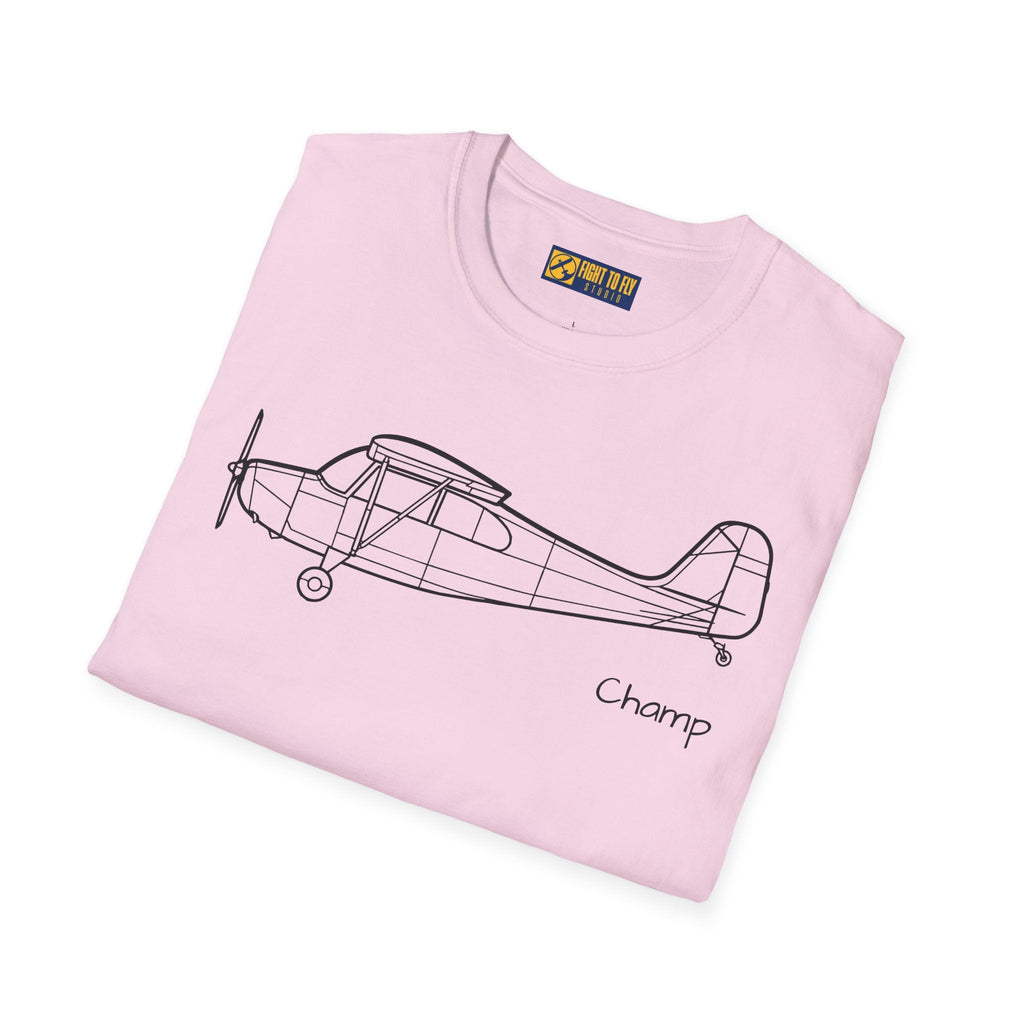 Aeronca Champ T-Shirt – 7AC Classic Taildragger Tee - Pilot gifts - WWII warbird t-shirt