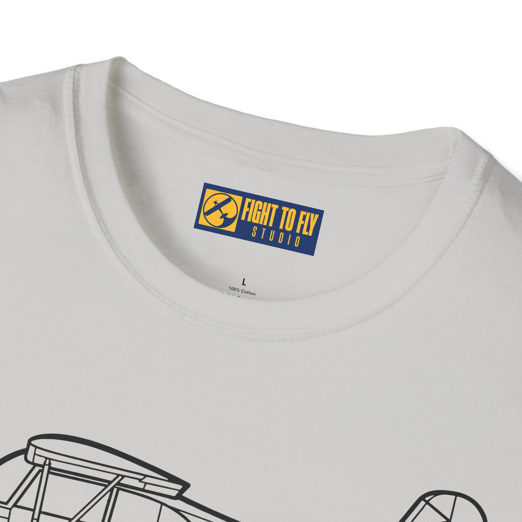 Aeronca Champ T-Shirt – 7AC Classic Taildragger Tee - Pilot gifts - WWII warbird t-shirt
