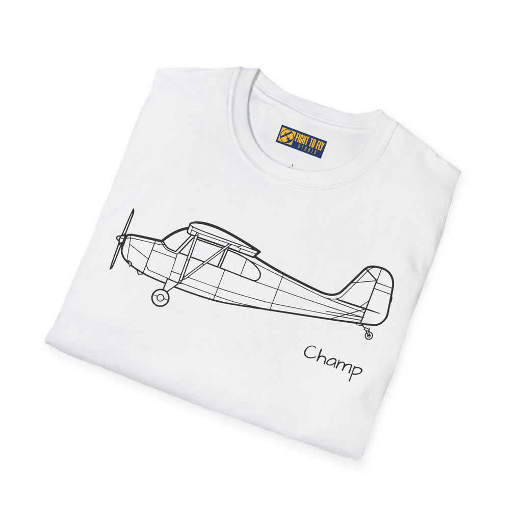 Aeronca Champ T-Shirt – 7AC Classic Taildragger Tee - Pilot gifts - WWII warbird t-shirt