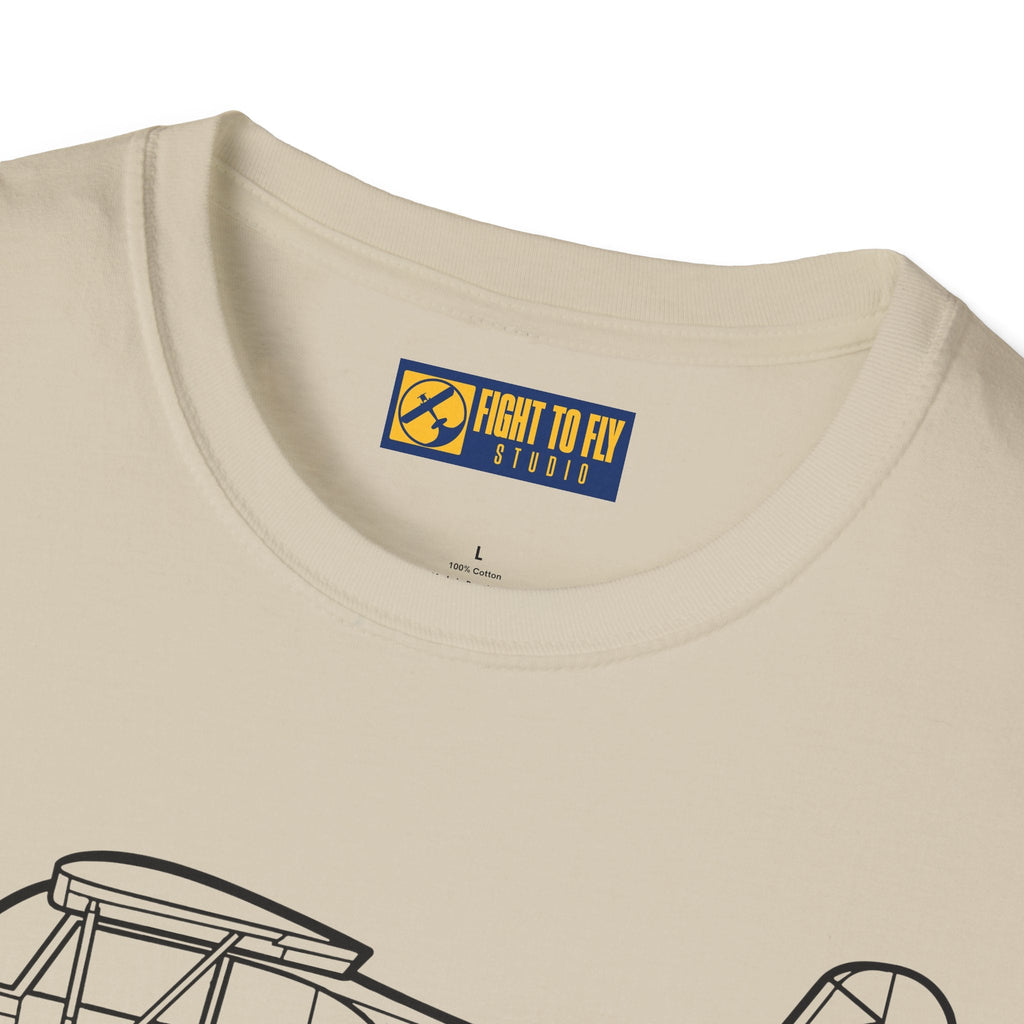 Aeronca Champ T-Shirt – 7AC Classic Taildragger Tee - Pilot gifts - WWII warbird t-shirt