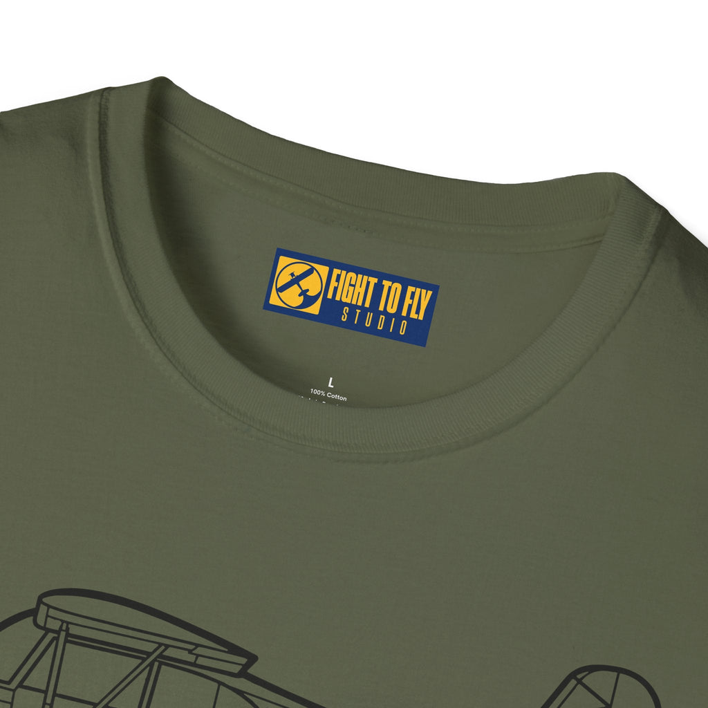 Aeronca Champ T-Shirt – 7AC Classic Taildragger Tee - Pilot gifts - WWII warbird t-shirt