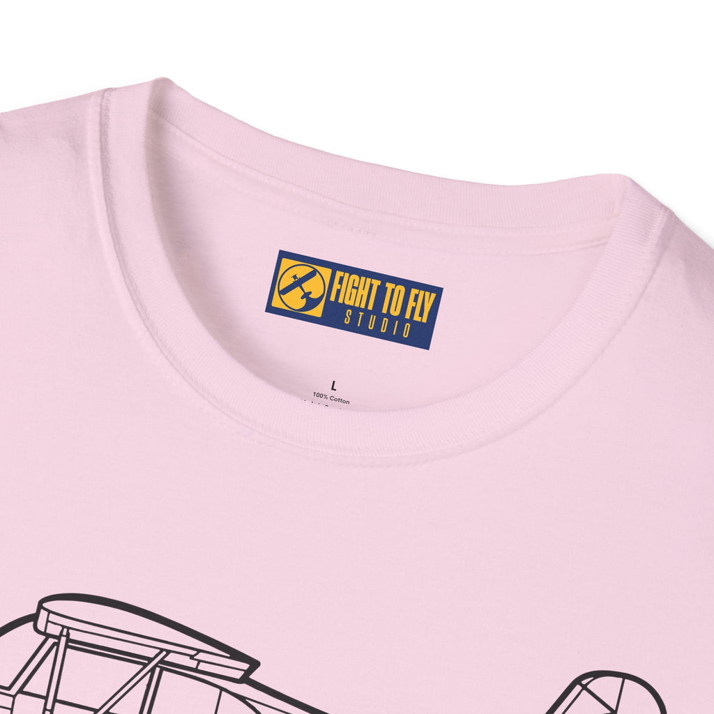 Aeronca Champ T-Shirt – 7AC Classic Taildragger Tee - Pilot gifts - WWII warbird t-shirt