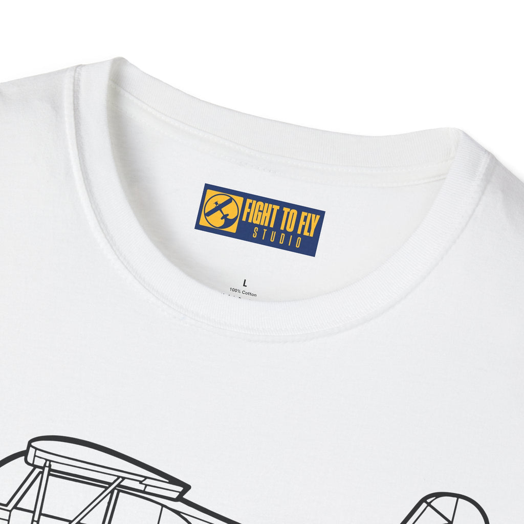 Aeronca Champ T-Shirt – 7AC Classic Taildragger Tee - Pilot gifts - WWII warbird t-shirt