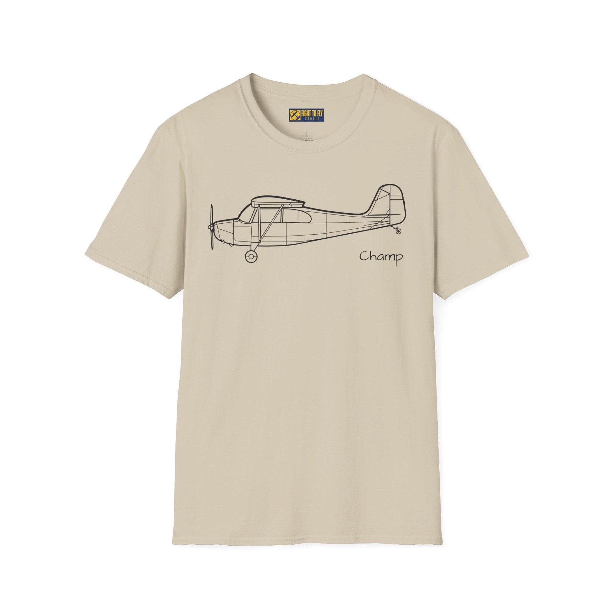 Aeronca Champ T-Shirt – 7AC Classic Taildragger Tee - Pilot gifts - WWII warbird t-shirt