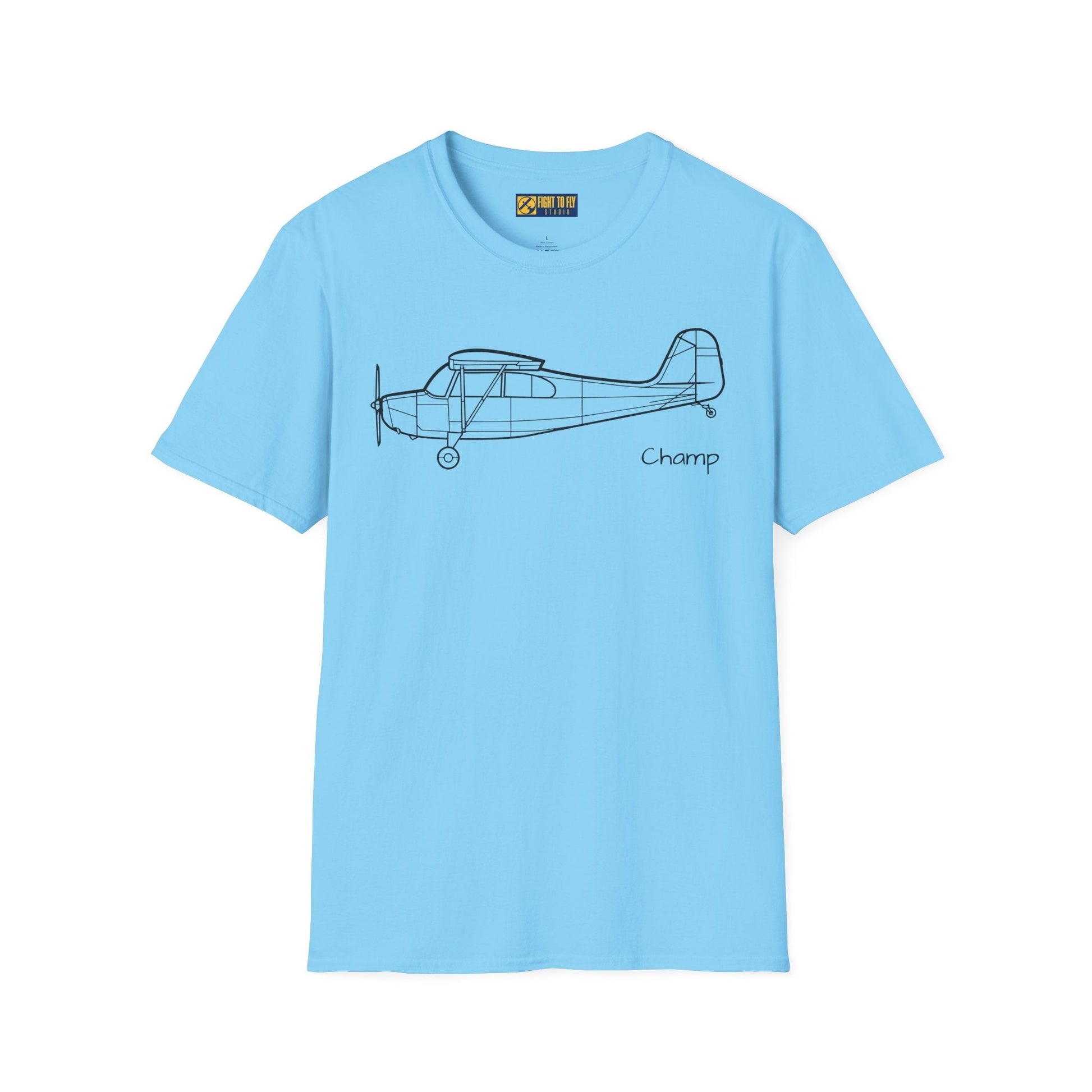 Aeronca Champ T-Shirt – 7AC Classic Taildragger Tee - Pilot gifts - WWII warbird t-shirt