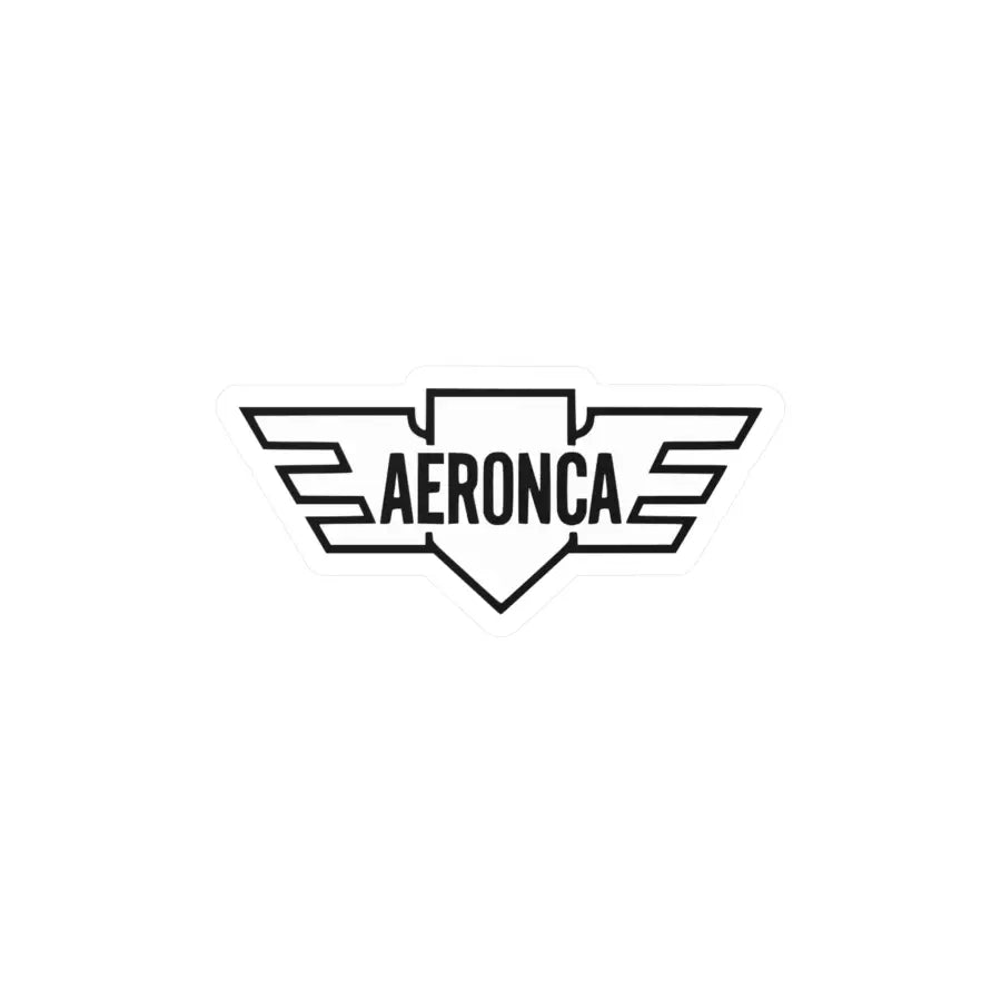 Aeronca Kiss-Cut Vinyl Decal - Paper products - Pilot gifts - WWII warbird t-shirt