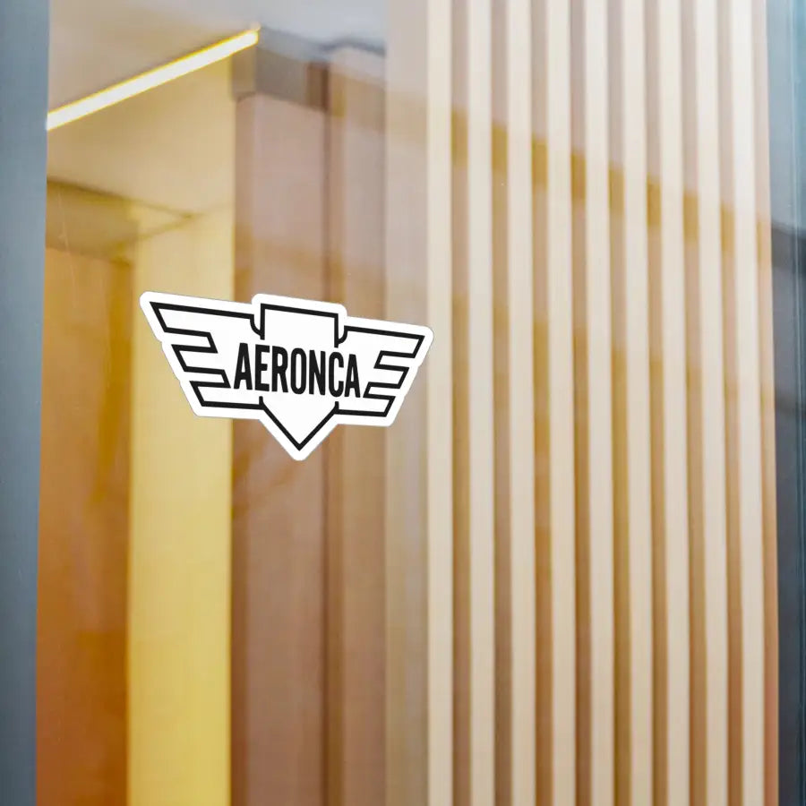 Aeronca Kiss-Cut Vinyl Decal - Paper products - Pilot gifts - WWII warbird t-shirt
