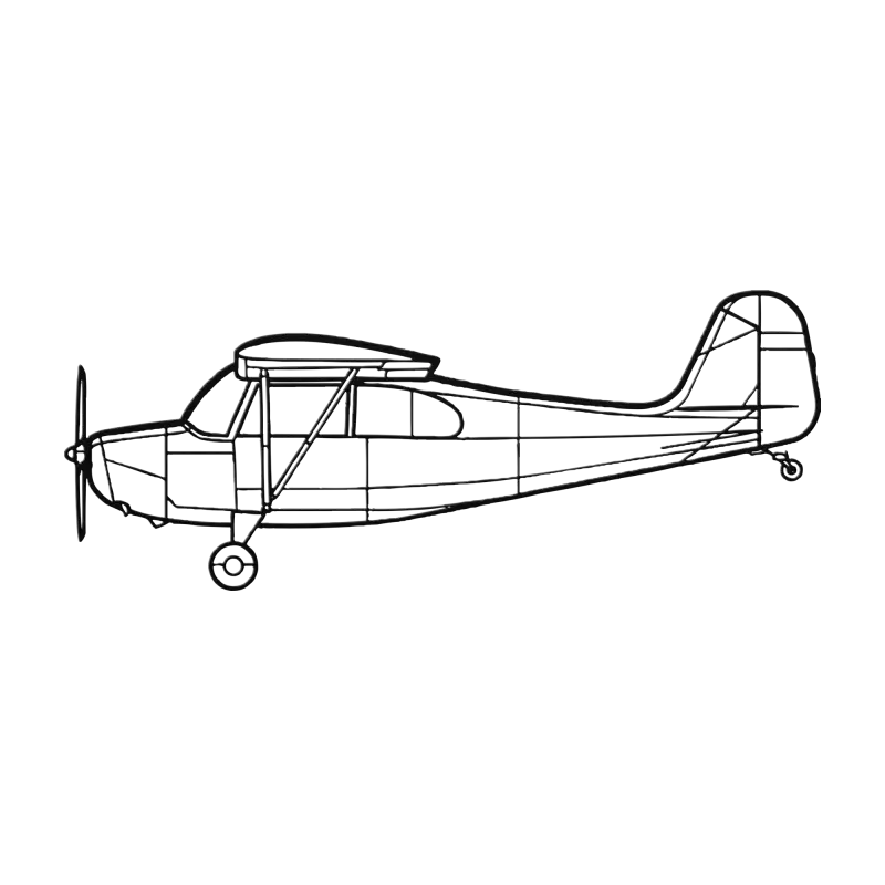 Aeronca Model 7 Champ Die Cut Metal Wall Art - Sign - Pilot gifts - WWII warbird t-shirt