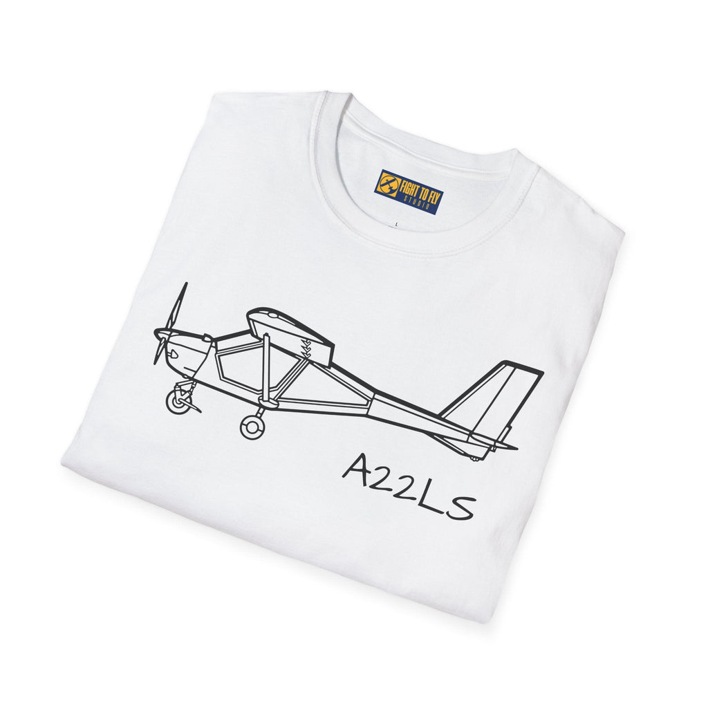 Aeroprakt A-22LS Foxbat T-Shirt – Light Sport Aircraft LSA Tee - Gifts for pilots - Aviation apparel