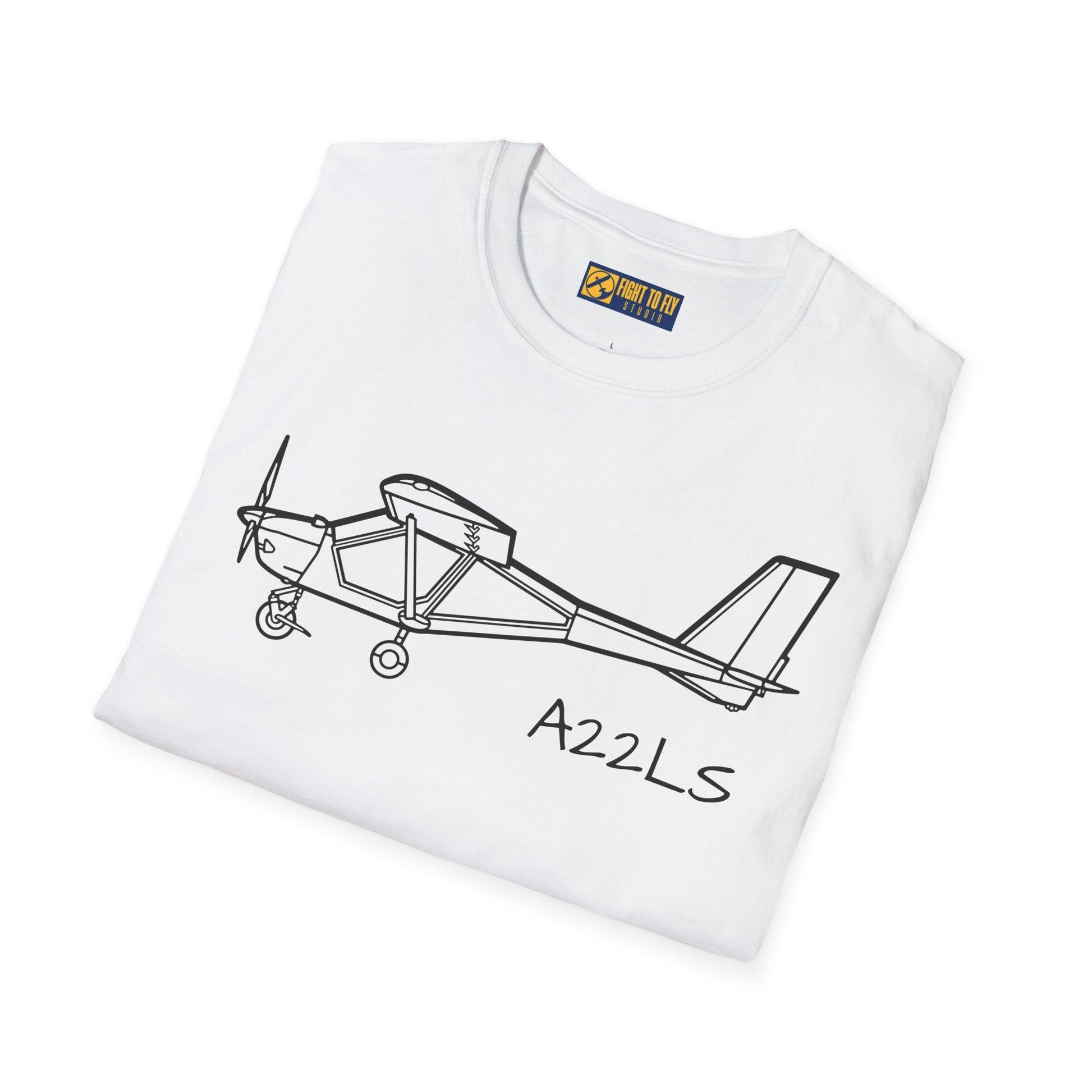 Aeroprakt A-22LS Foxbat T-Shirt – Light Sport Aircraft LSA Tee - Gifts for pilots - Aviation apparel