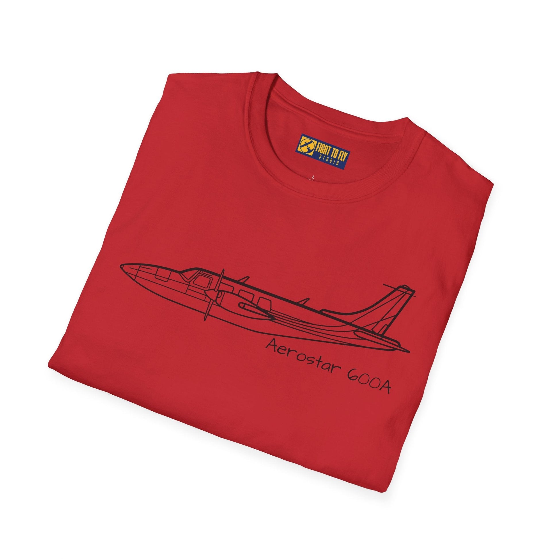 Aerostar 600A T-Shirt – Ted Smith Speed Machine Twin Tee - Gifts for pilots - Aviation apparel
