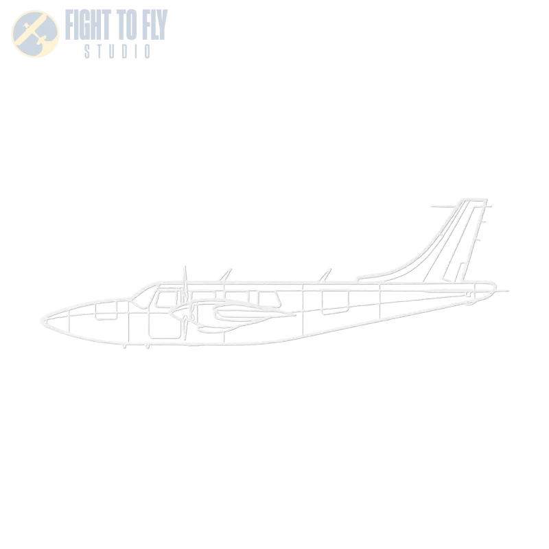 Aerostar 601P Die Cut Metal Wall Art - Sign - Pilot gifts - WWII warbird t-shirt