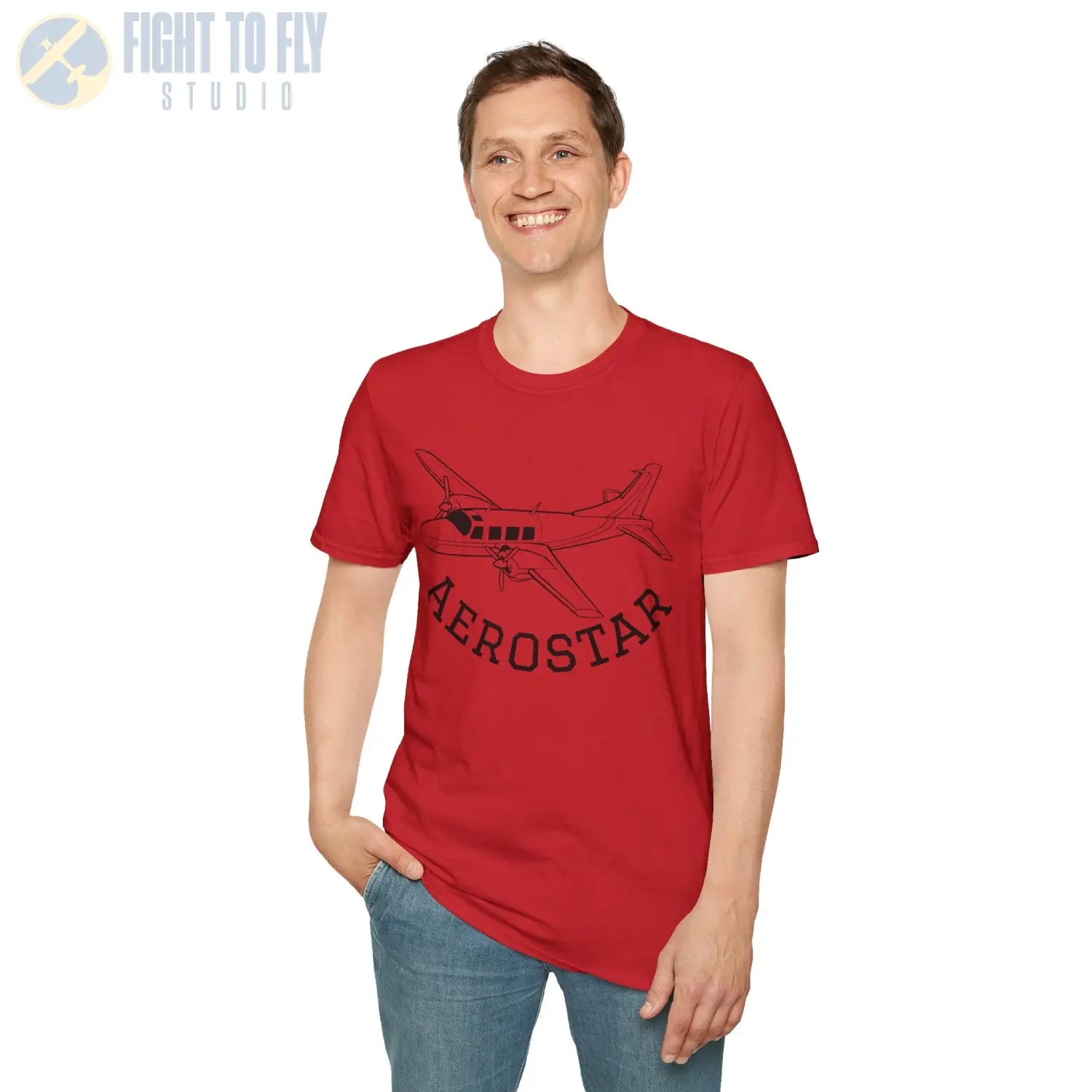 Aerostar – Clean Lines Serious Speed T-Shirt - Pilot gifts - WWII warbird t-shirt