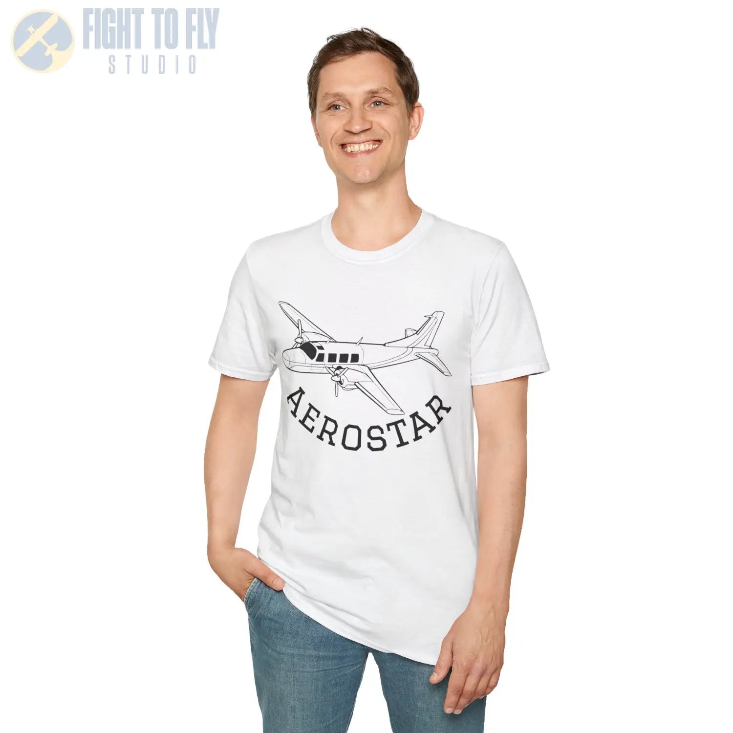 Aerostar – Clean Lines Serious Speed T-Shirt - Pilot gifts - WWII warbird t-shirt