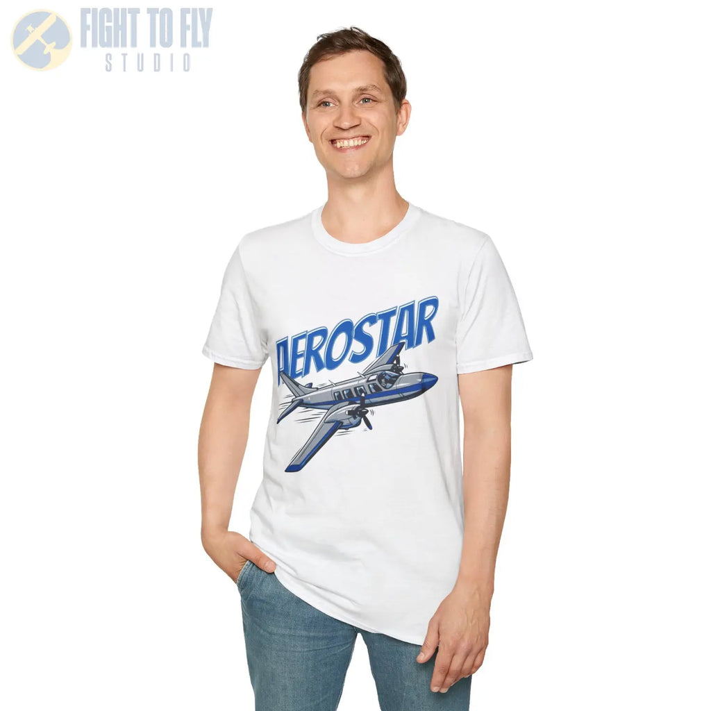 Aerostar – Twin-Engine Speed and Precision T-Shirt - Pilot gifts - WWII warbird t-shirt