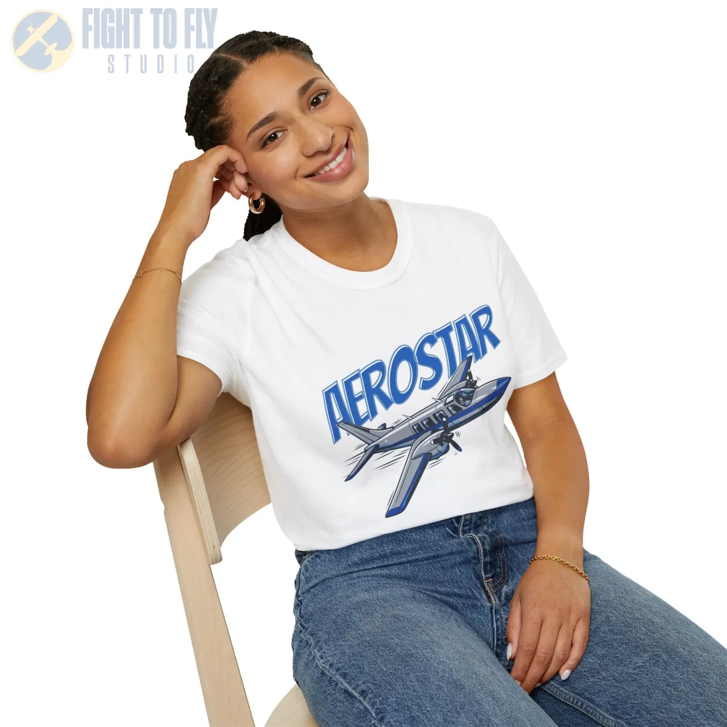 Aerostar – Twin-Engine Speed and Precision T-Shirt - Pilot gifts - WWII warbird t-shirt