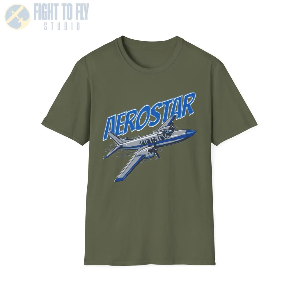 Aerostar – Twin-Engine Speed and Precision T-Shirt - Pilot gifts - WWII warbird t-shirt