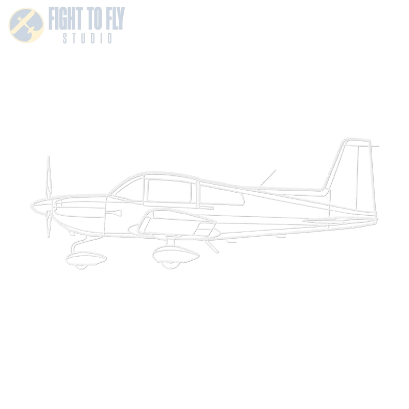 AG-5P Die Cut Metal Wall Art - Sign - Pilot gifts - WWII warbird t-shirt