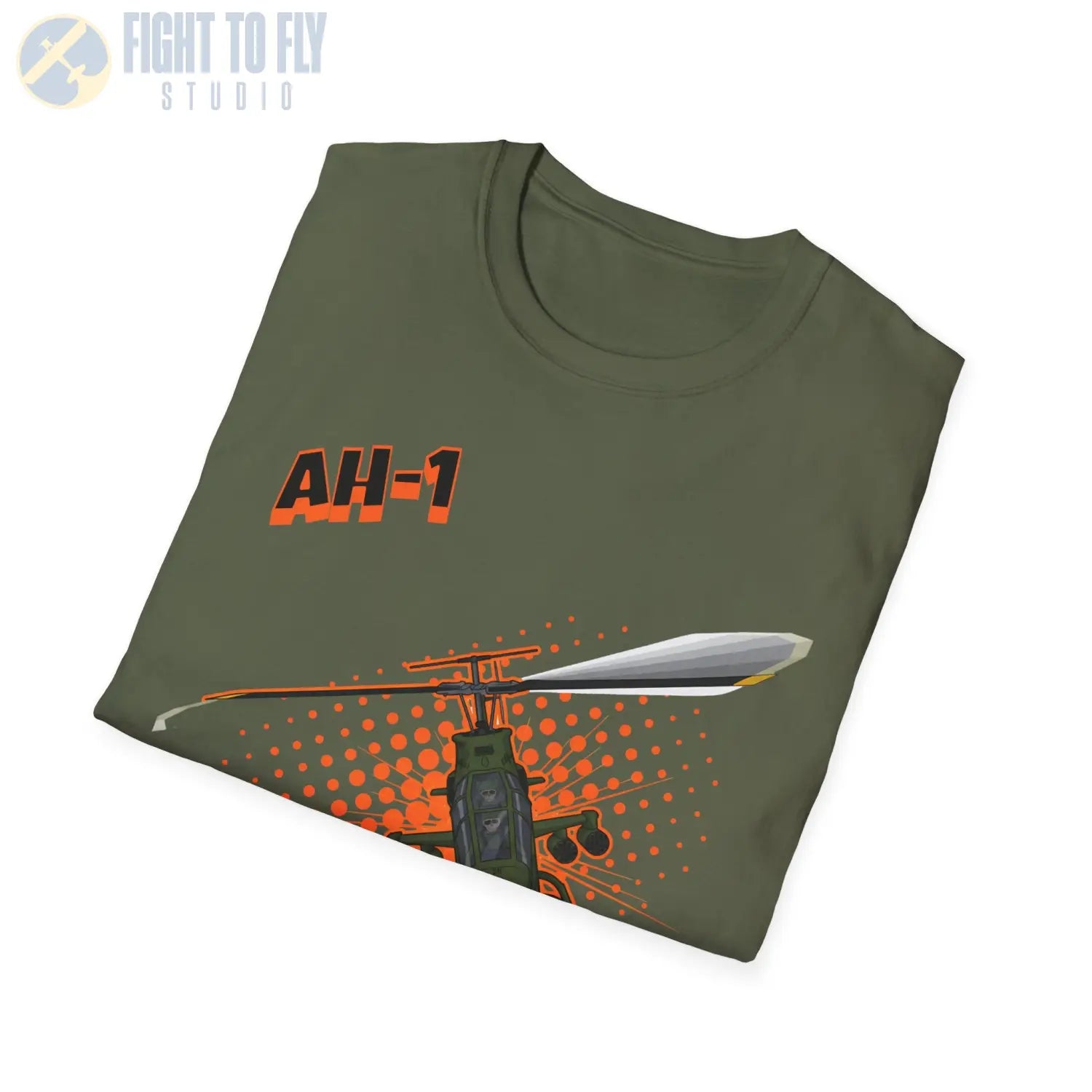 AH-1 Cobra Comic Style T-Shirt - Pilot gifts - WWII warbird t-shirt