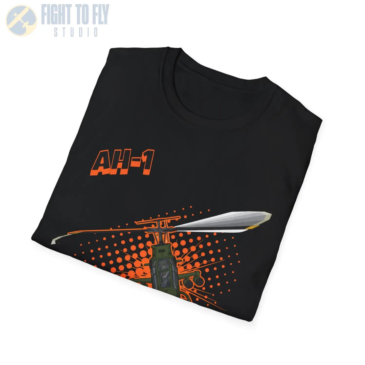 AH-1 Cobra Comic Style T-Shirt - Pilot gifts - WWII warbird t-shirt