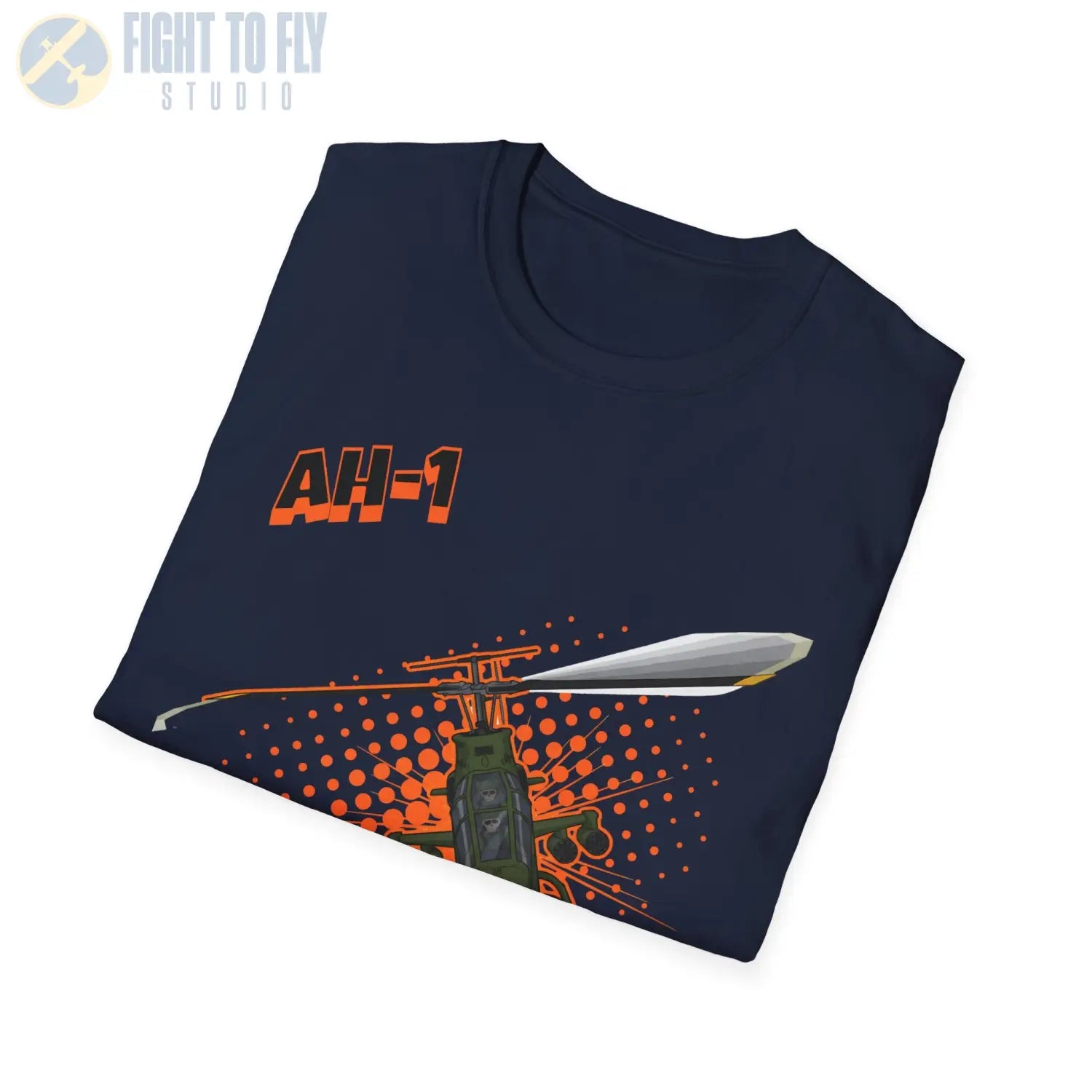 AH-1 Cobra Comic Style T-Shirt - Pilot gifts - WWII warbird t-shirt