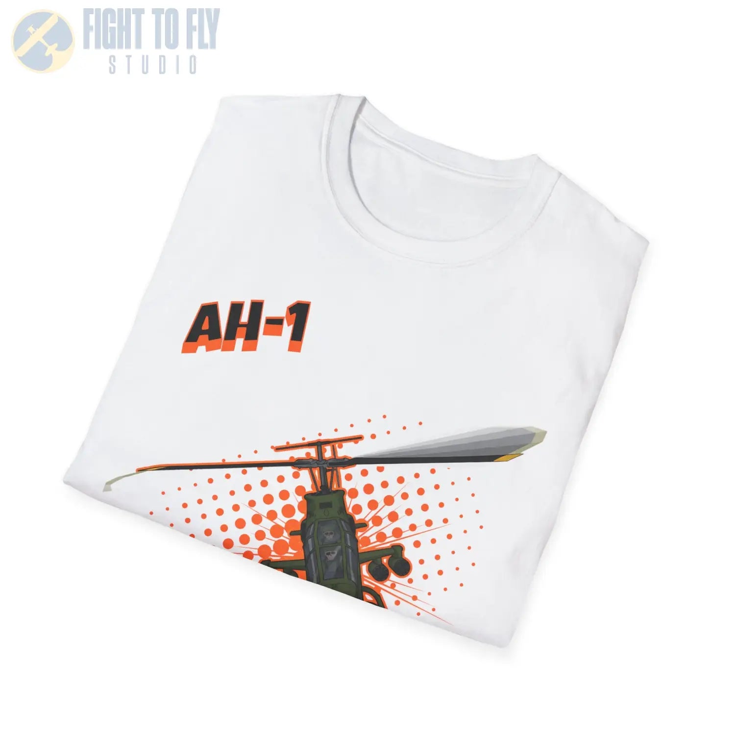 AH-1 Cobra Comic Style T-Shirt - Pilot gifts - WWII warbird t-shirt