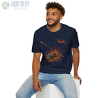 AH-1 Cobra Comic Style T-Shirt - Pilot gifts - WWII warbird t-shirt