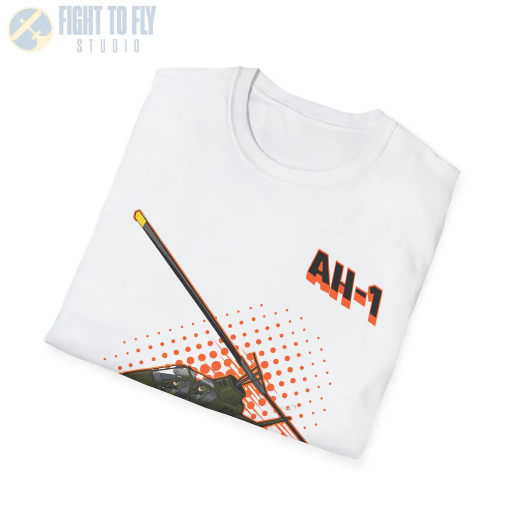 AH-1 Cobra Comic Style T-Shirt - Pilot gifts - WWII warbird t-shirt