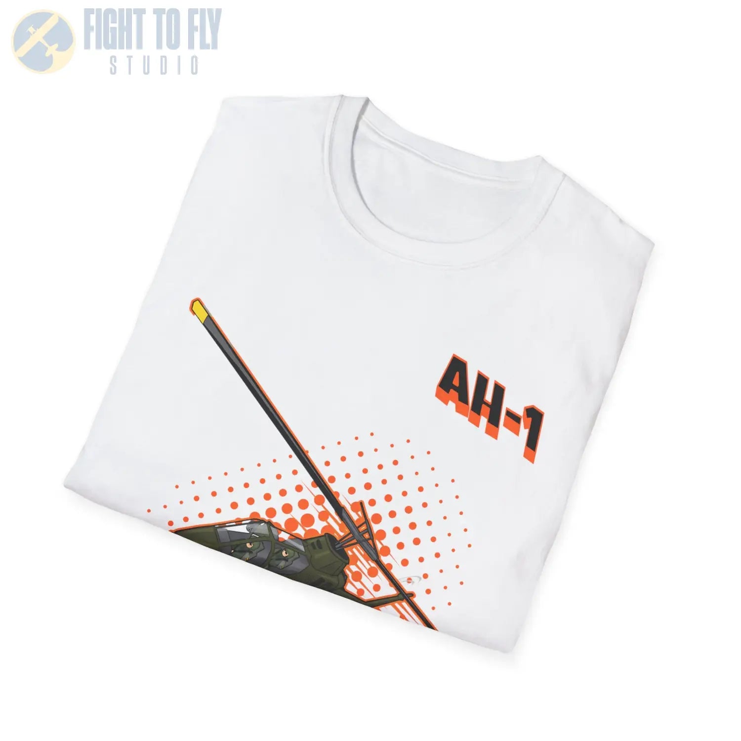 AH-1 Cobra Comic Style T-Shirt - Pilot gifts - WWII warbird t-shirt