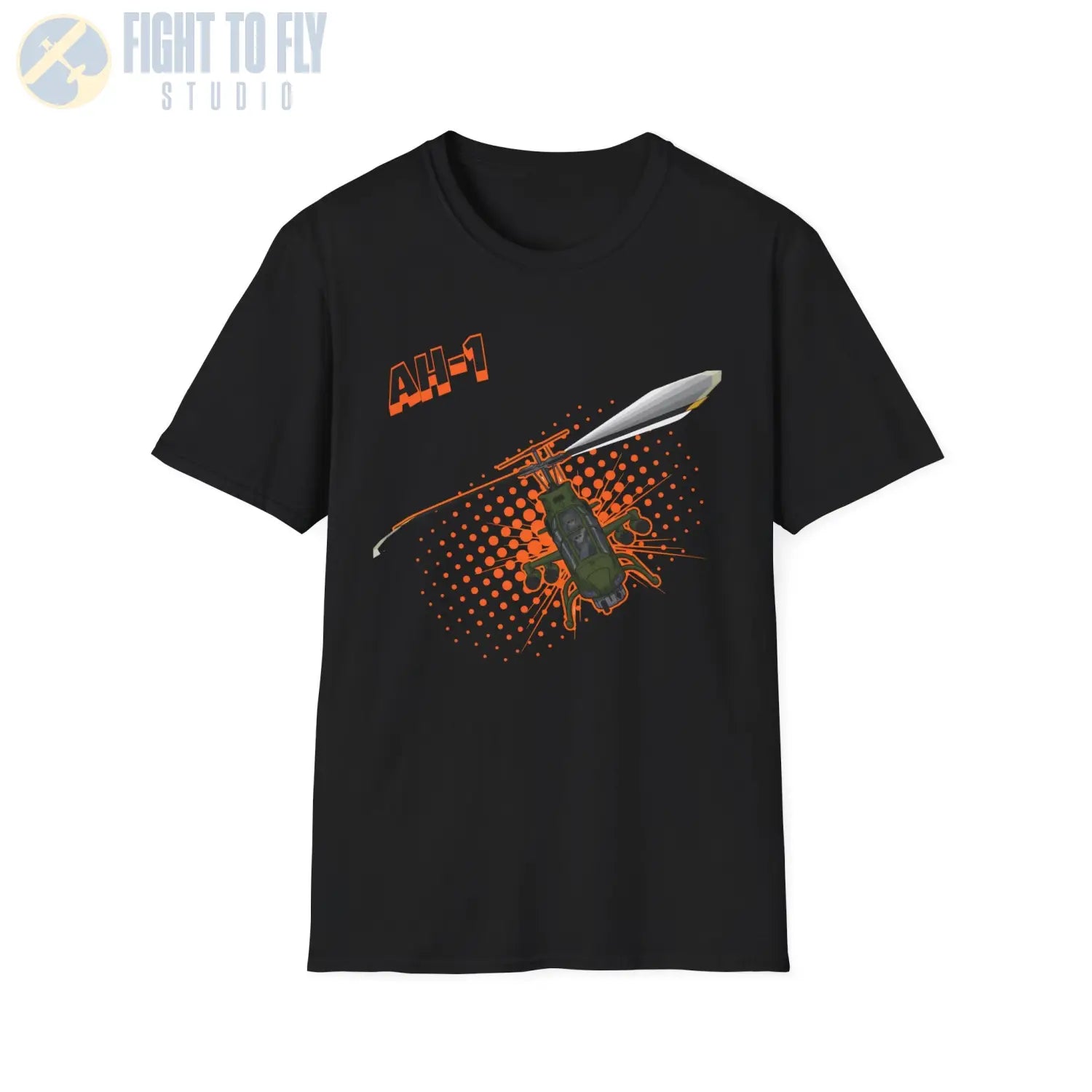 AH-1 Cobra Comic Style T-Shirt - Pilot gifts - WWII warbird t-shirt